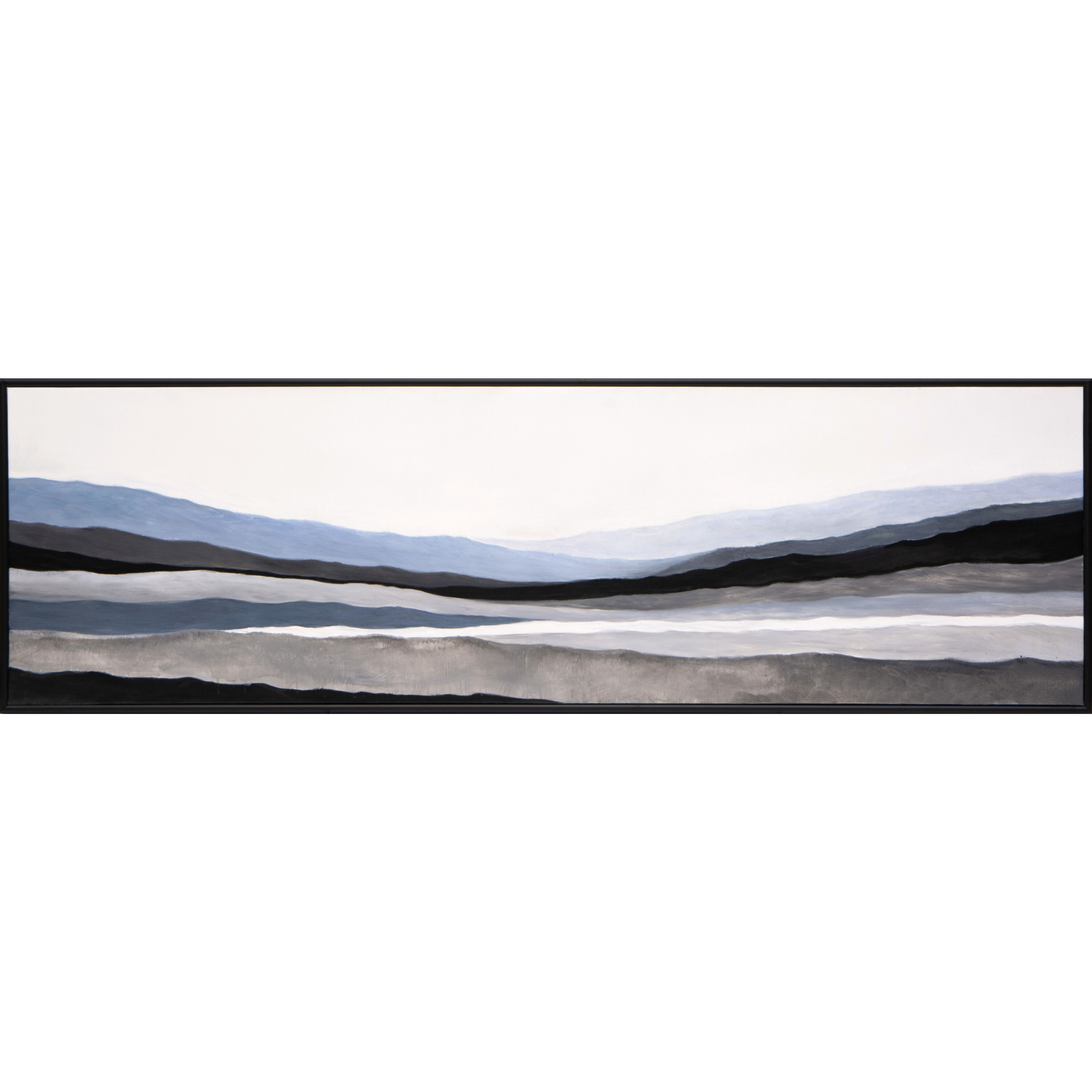 Mystic Landscape 72 X 22 inch Hand Painted Art